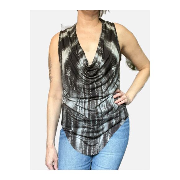 Helmut Lang Y2K designer scoop neck tank going out top - Picture 1 of 7